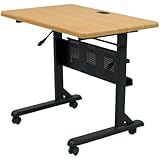 BALT 89870 Flipper Training Table, Rectangular, 36w x 24d x 29-1/2h, Teak