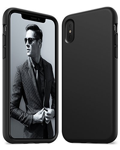 iPhone-X-Case-iPhone-10-Case-Anker-KARAPAX-Silk-Case-Silicone-Gel-Rubber-Shockproof-Case-Cover-with-Soft-Microfiber-Cloth-Cushion-Support-Wireless-Charging-Slim-Fit-for-iPhone-X-2017