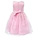 Richie House Little Girls' Sundress with Layered Mesh Bottom Rh1409