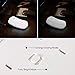 noonless Cool Designed ON-Off Button Led Light Gravity Light with Built-in USB Rechargeable Battery
