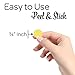Bumble Bee Baby Shower Chocolate Kisses Candy Stickers, Honey Bee Baby Shower Decorations - 180 Count