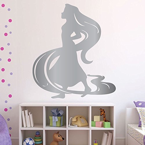 Disney Tangled Princess Rapunzel Vinyl Wall Decals - Personalized, Little Girls Room, Disney Princess Party, Baby Girl Nursery, Princess Birthday Party, Playroom Decor, Furniture Decals