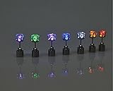 Esonstyle LED Earrings Glowing Light up Ear Drop Pendant Stud Stainless Multi-color