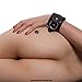 10 x Mini Triskele Logo Symbol Tattoo - BDSM Temporary Spirals Sign in Black (10)