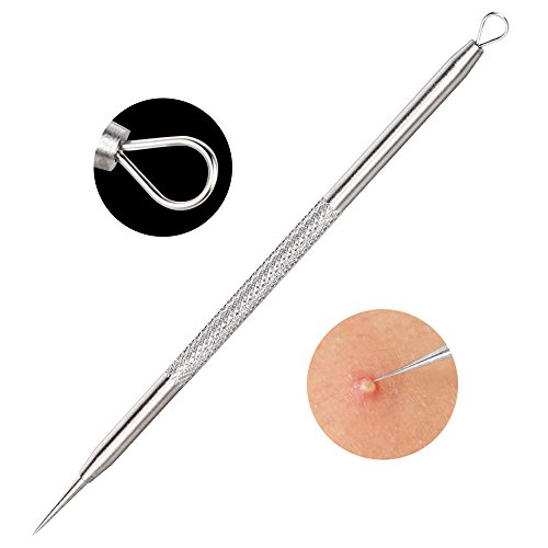 AMTOK Blackhead Remover Kit Curved Blackhead Tweezers Kit Pimple