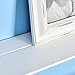 WELLAND Corona Crown Molding Floating Wall Photo Ledge Shelves Fireplace Mantel Shelf(18-Inch, White)