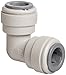 John Guest - PI0312S Acetal Copolymer Tube Fitting, Union Elbow, 3/8