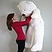 YESBEARS 5 Foot Giant Teddy Bear Cream White (Love Pillow Included)