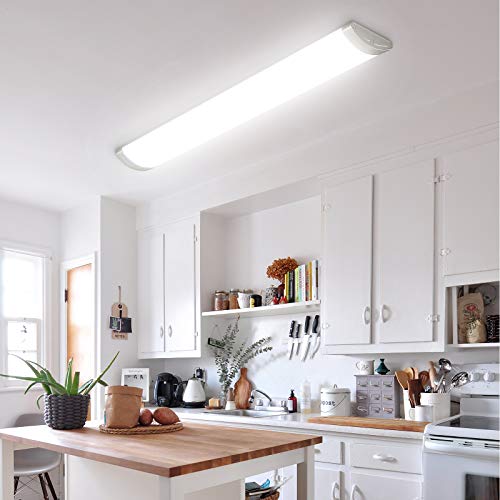 FaithSail Dimmable 4FT LED Light Fixtures 40W 48 Inch LED Flush Mount