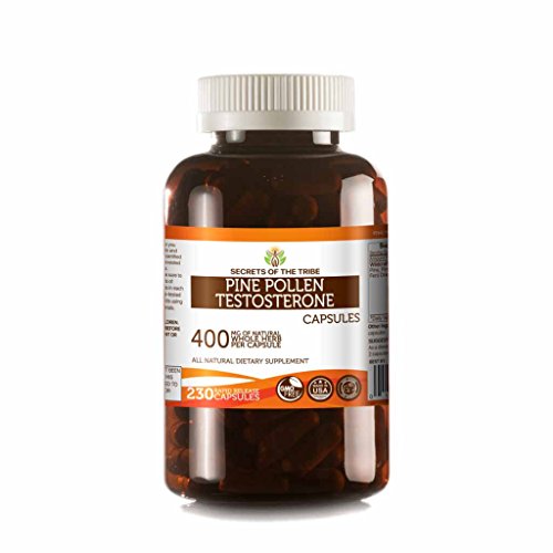 Pine pollen 230 capsules, 400 mg, wildcrafted pine poll…