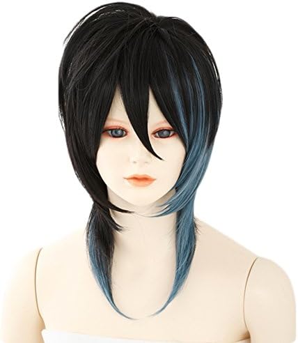 airily Visual kei Wig Medium Japanese Synthetic Two-Tone Hair Heat-Resistant