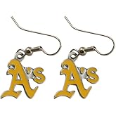 Oakland Athletics Ladies Team Logo Dangle Earrings