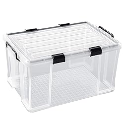 3-Pack Storage Bins with Lids, 90QT/85L Heavy Duty