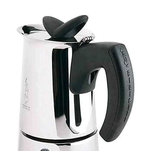 Bialetti - Musa Induction, Edelstahl Herd Espresso-Kaffeemaschine, Geeignet für Alle Herdarten, 1 Tasse (60ml), Silber – Bild 4