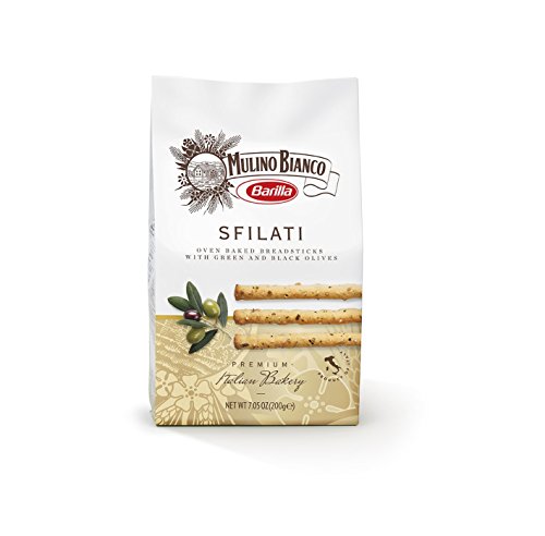 Mulino Bianco Sfilati Breadstick, Olive, 7.05 Ounce (Pack of 12)