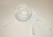 Zipper, 48" Inch, YKK, White, #10, Seperating Zipper, Double Metal Slider, Boat Canvas