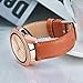 TOROTOP Band for Galaxy Watch 42mm Bands Women/Galaxy Watch Active Band, 20MM Genuine Leather Strap Replacement Band Strap Compatible for Samsung Galaxy Watch 42mm Bands/Gear Sport Band