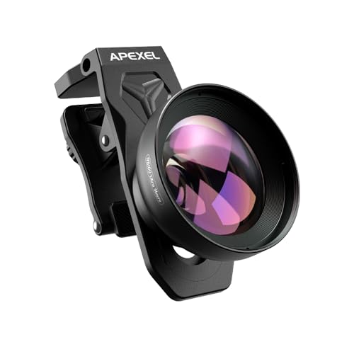 Apexel Macro Lens for Smartphone,100mm Macro Lens for iPhone,Samsung Galaxy,Huawei and Most Smartphones