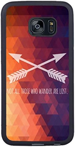 S7 Edge TPU Phone Case,Lord Of The Rings Popular Gifts Case Cover for Samsung Galaxy S7 Edge (Black)