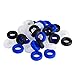 Deoot Eyeglass Ear Grips Round Comfortable Silicone Anti-Slip Holder Prevent Eyeglass Slipping Sports Eyewear Retainer(15 Pairs)