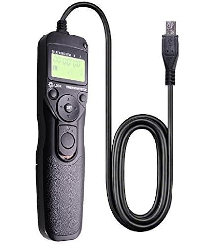 JJC Timer Afstandsbediening + Statiefhouder – Voor Pentax Camera’s, Intervalmeter, Lange Belichtingen En Time-lapse