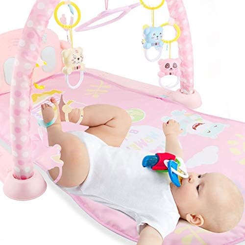 Longshow Baby Gym - Baby Play Gym Baby Kick and Play Piano Gym Lay & Play Mat Musical Activity Gym