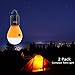 2 Pack Tent Light Outdoor Camping Lantern LED Bulb, Batteries Powered