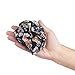 Ondder Chiffon Flower Hair Scrunchies Large Hair Bow Chiffon Ponytail Holder Bobbles Elastic Colorful Scrunchy Hair Bands Ties, 7 Pieces