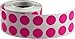 Hot Pink Color Coding Labels Round Circle Dots 1/2 Inch 1,000 Total Adhesive Stickers