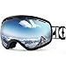 ZIONOR Lagopus Ski Snowboard Goggles UV Protection Anti-Fog Snow Goggles for Men Women Youth