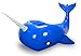 Mimosa Inc Narwhal Whale Inflatable Premium Quality Giant Size Pool Float