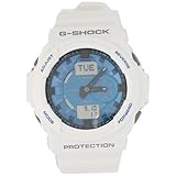 Casio G Shock Analog Digital White/Blue Dial Men's Watch - GA150MF-7A