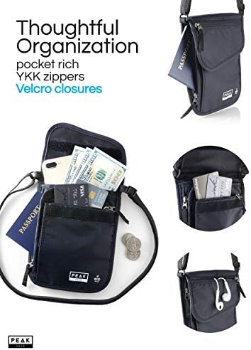 Peak Gear RFID Neck Wallet - Includes Theft Insurance and Global Lost & Found Service 4 Peak Gear RFID Neck Wallet - Includes Theft Insurance and Global Lost & Found Service