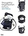 Peak Gear RFID Neck Wallet - The Original Travel Pouch with Adjustable Crossbody Strap + Theft Protection and Lost & Found Service | Beige