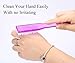 fingernail Brush with Handle Cleaning Supplies Kitchen Cleaning Brush Shoe Cleaner Laundry Brush Small Scrub Brush 4 pcs