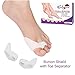 Bunion Relief Kit (12 pcs) - Treat Pain in Big Toe Joint, Tailors Bunion. Including Pads For Hallux Valgus, Ball Foot Pain, Bunion Corrector, Toe Spacers, Separators and Straighteners.