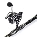 Sougayilang Fishing Rod Combos with Telescopic Fishing Pole Spinning Reels Fishing Carrier Bag For Travel Saltwater Freshwater Fishing