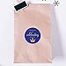 Royal Blue Little Prince Thank You stickers, Gold Glitter Boy Baby Shower or Birthday Party Crown Sticker Labels, 2 Inch Round, 40-Pack