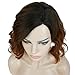 Aimole Short Wavy Curly Wigs Ombre Bob Women Wig Heat Resistant Synthetic Hair