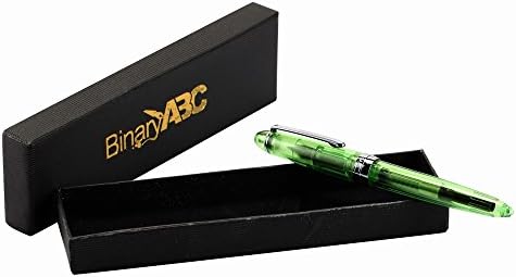 BinaryABC Fountain Pen Jinhao 992 Student Medium Nib (Transparent Green)