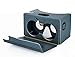 I Am Cardboard VR Box | The Best Google Cardboard Virtual Reality Viewer for iPhone and Android | Google Cardboard v2 Headset Inspired | Small and Unique Travel Gift Under 20 Dollars (Blue)