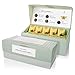 Tea Forte Assorted Green Tea Presentation Box Tea Gift Set Sampler, 20 Count, 2 of Each Variety Individually Wrapped Handcrafted Pyramid Infuser Bags