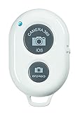 Bluetooth Wireless Remote Control Camera Shutter Release Self Timer for IOS Android Smartphone Tablet Iphone 5 5s 5c 4s 4, Ipad 5 4 3 Ipad Air Mini, Sony Xperia, HTC New One and X, Samsung Galaxy S3 S4 S5 Note 1 2 3 Galaxay Tab 2 Note8 10.1, Google Nexus 4 5 7 & all Bluetooth Compatible Products (White)