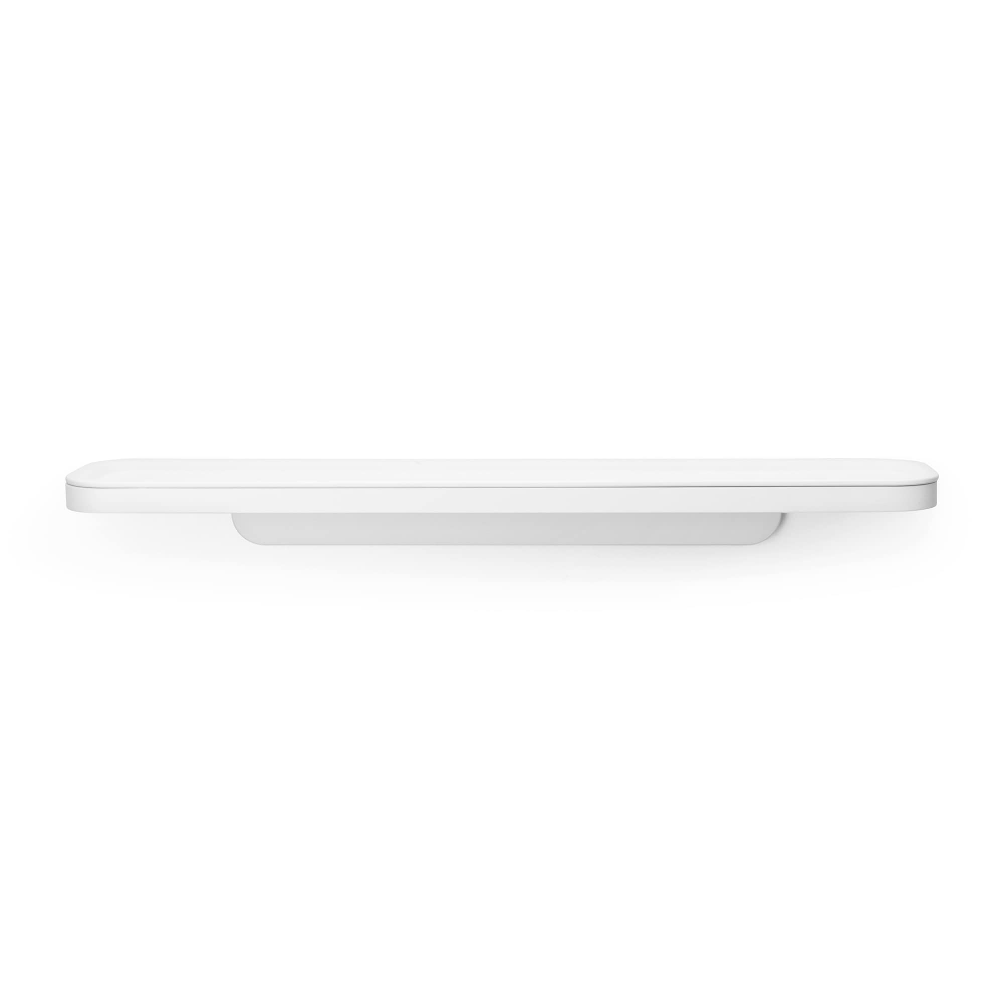Brabantia - Mindset Bathroom Shelf - Space Efficient - Holds Up to 2 kg - Wall Organiser for in the Shower - Corrosion Resistant - Fixing Materials Included - Fresh White - 42 x 8.6 cm