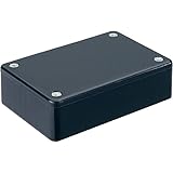 Hammond 1591MBK Black Flame Retardant ABS Plastic Project Box -- Inches (3.3