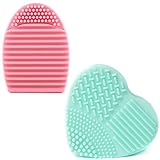 Naturebelle Brushegg - Cosmetic Make-up Brush Cleaning Tool (Pink)