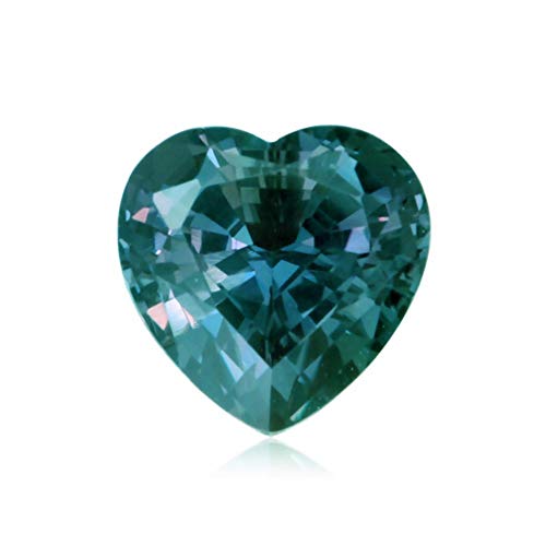 Mysticdrop 0.113-0.137 Cts of 3.0x3.0 mm AAA Heart Shape Cut Lab Created Alexandrite (1 pc) Loose Gemstone