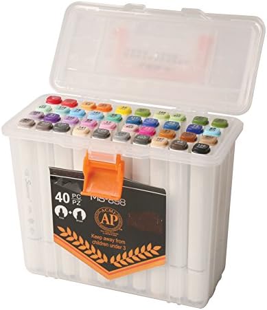 KEVIN WU The Ultimate Dual-Tip Artist's Markers Set - 40 Colors