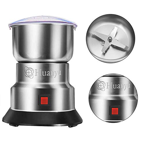 Huanyu 550w Getreidemühlen Elektrische Getreidemühle Multi-Zerkleinerer für Kaffeebohnen Gewürz Pfeffer Kräuter Nüsse… – Bild 6