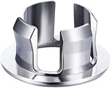 Cretty-Meet 3Pcs Sink Overflow Ring Cap Chrome ABS 22-24mm view 2